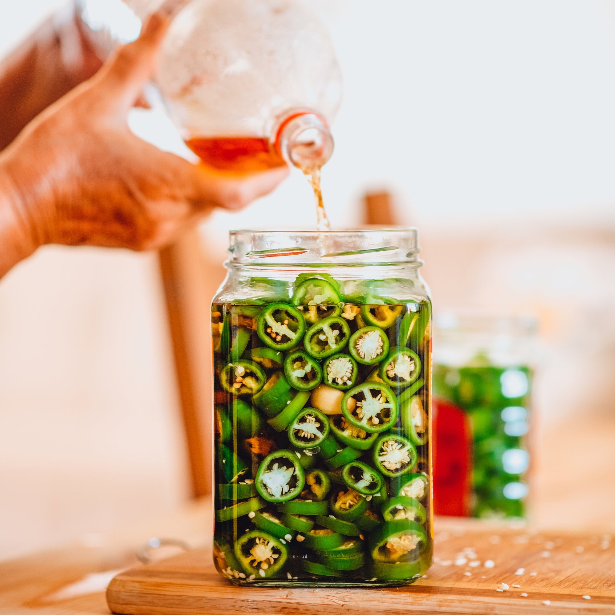 Maple Syrup Pickled Jalapenos