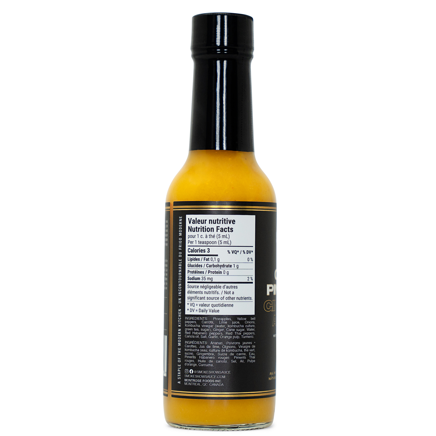 Smoke Show Ginger Pineapple Hot Sauce